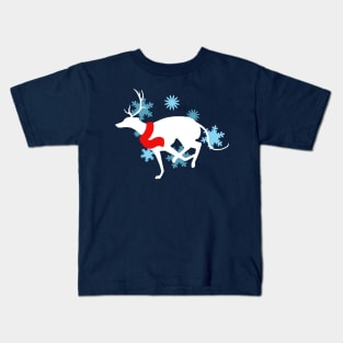 Christmas Greyhound Kids T-Shirt